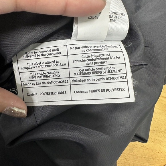 Eddie Bauer Women‎ S Quilted Puffer Jacket Long Sleeve Black Pockets Turtle Neck - Picture 15 of 15